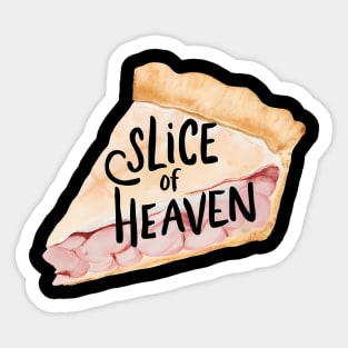 "Slice of Heaven", Retro Design Sticker